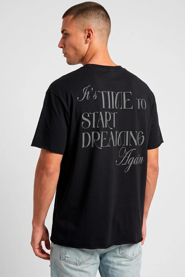 Camiseta preta Time