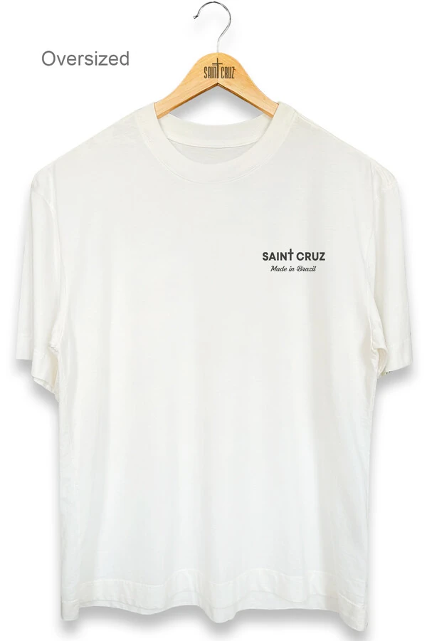 Camiseta oversized estonada off white Tell Me