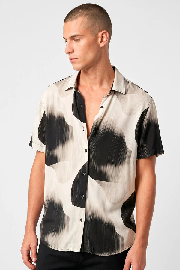 Camisa de viscose Deep