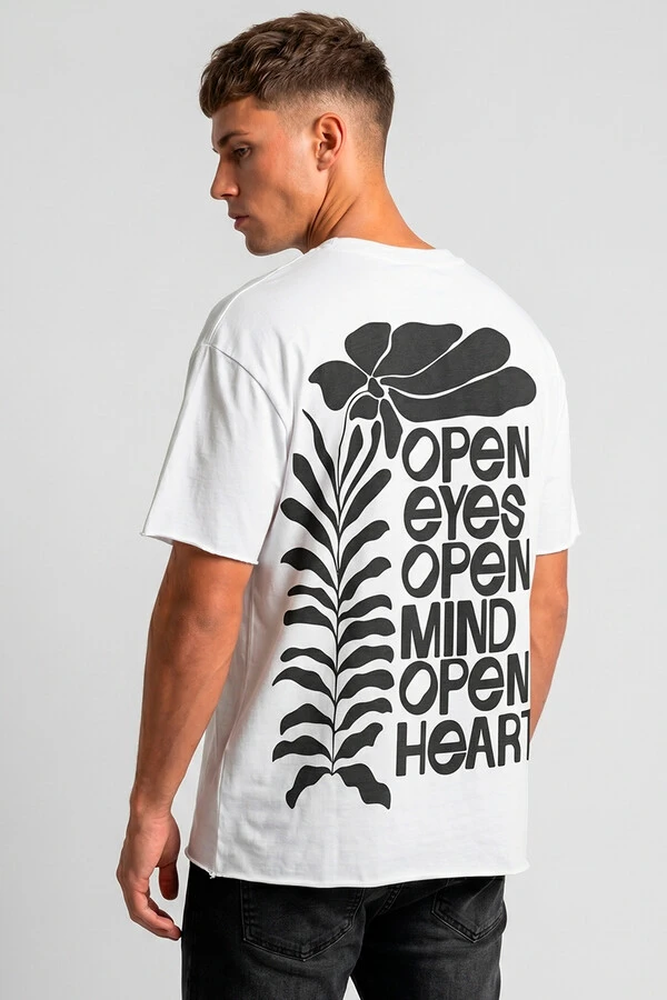 Camiseta branca Open Eyes