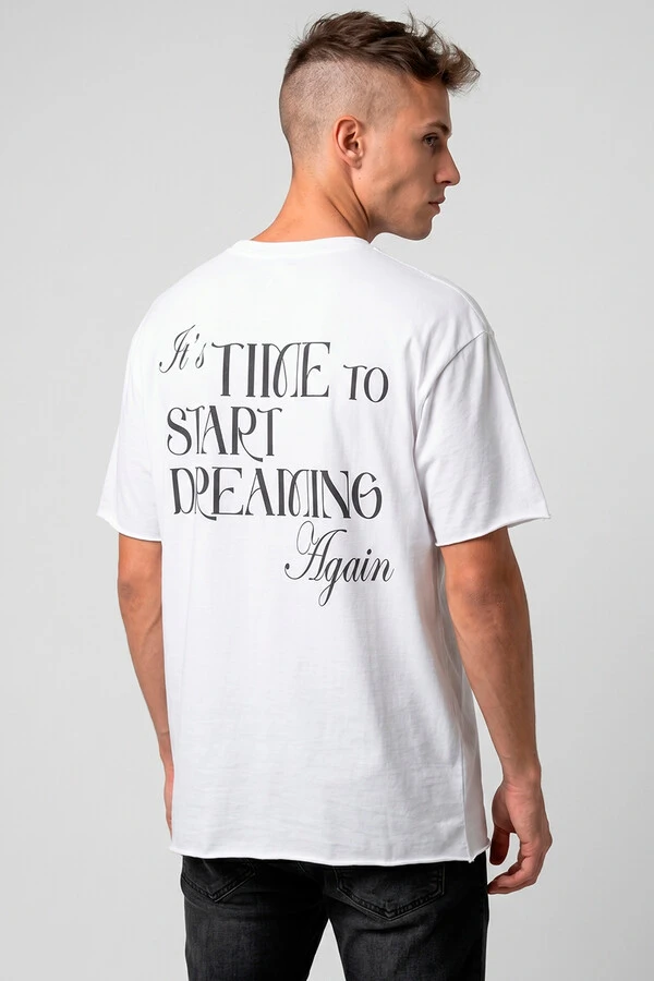 Camiseta branca Time Black