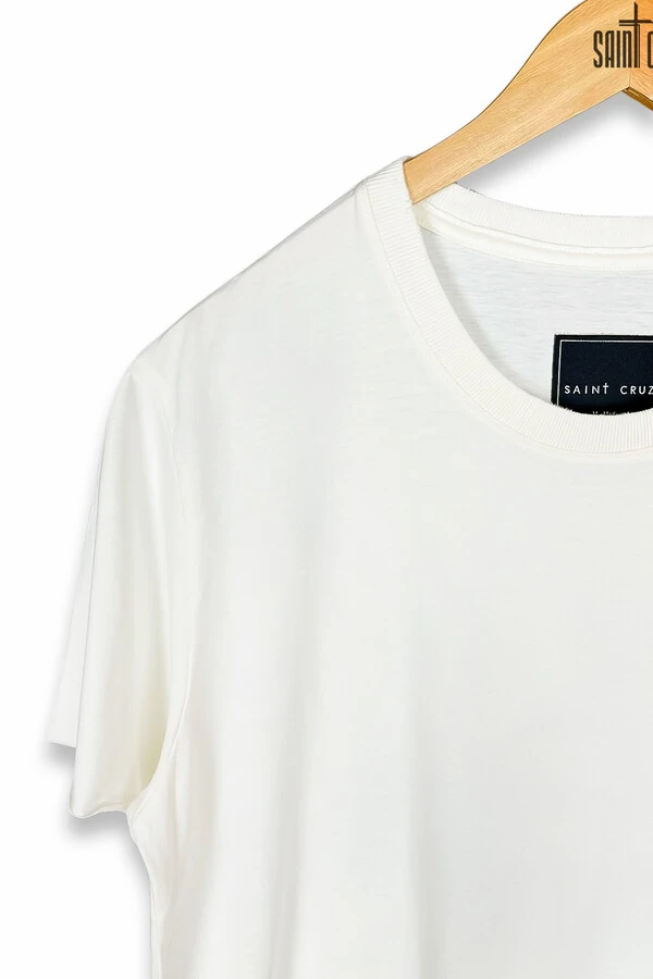 Camiseta estonada off white Broken Heart Outlet