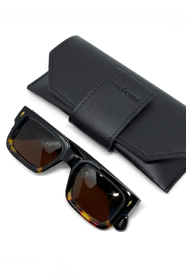 Óculos Secret Animal Print e Marrom