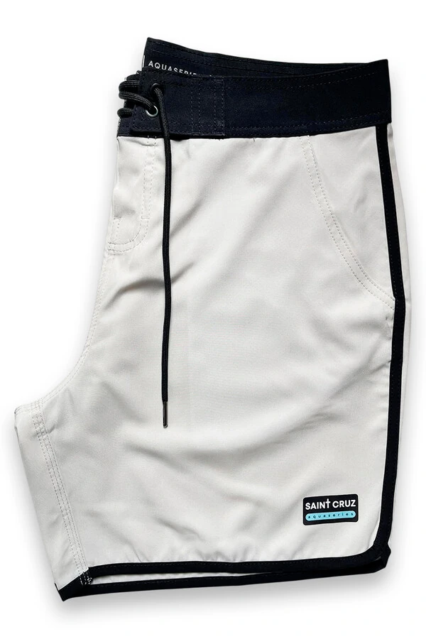 Bermuda retrô aqua Off White