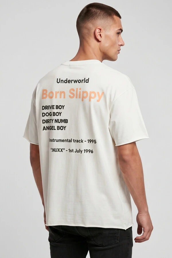 Camiseta off white Born Slippy