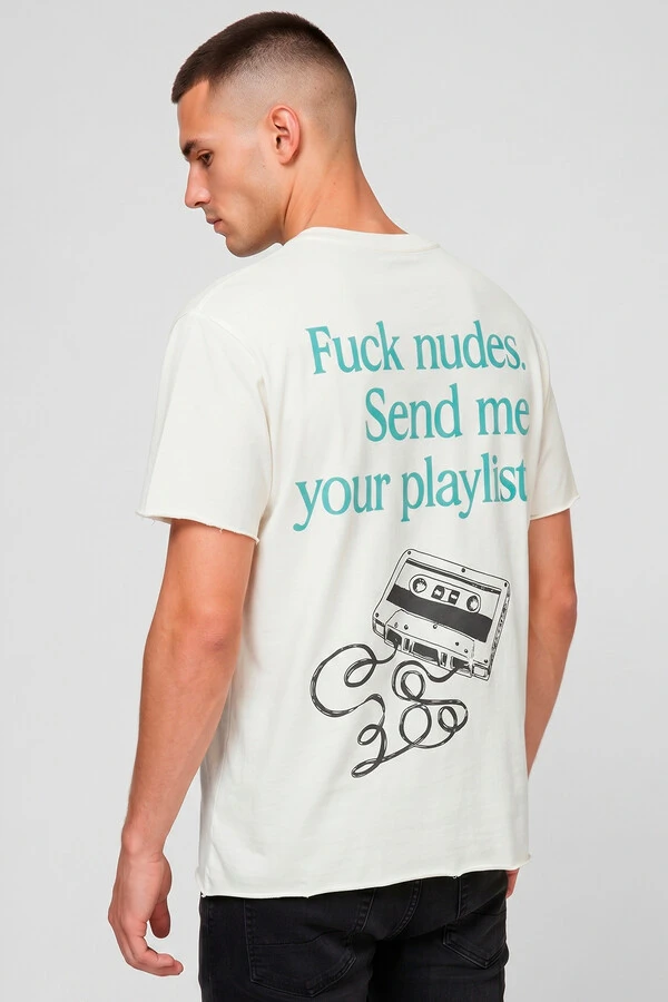Camiseta off white Send