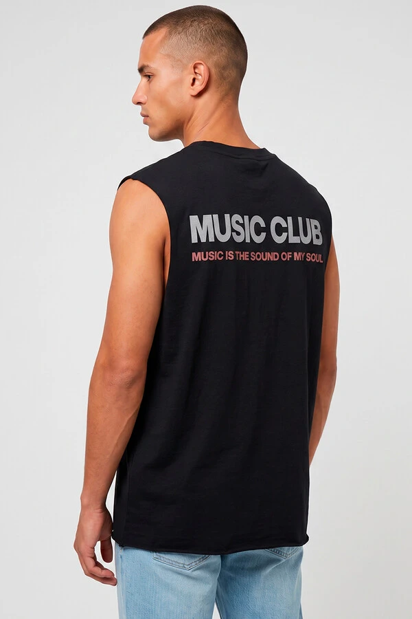 Cut Regata preta Music Club