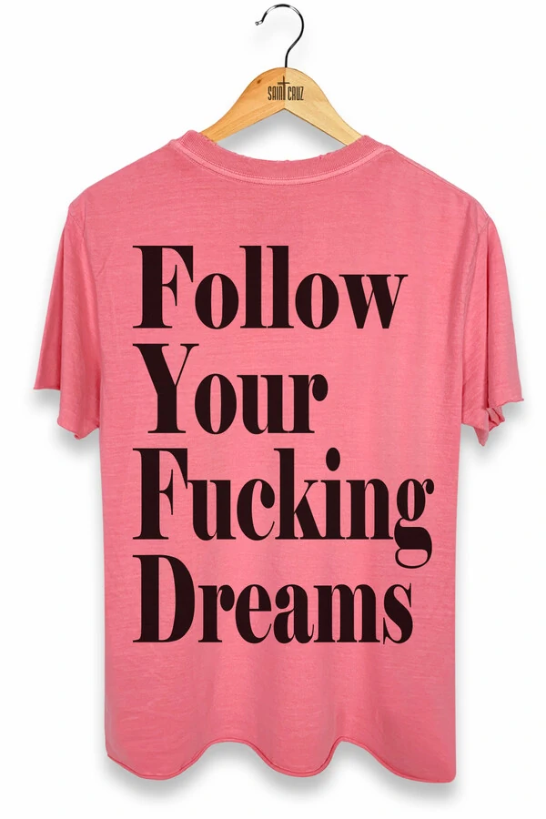 Camiseta estonada coral Dreams Back