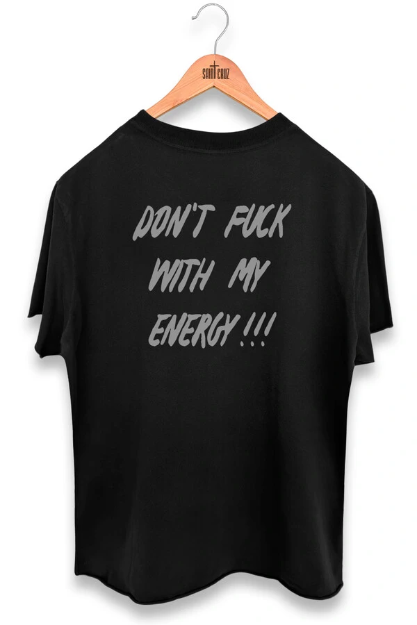 Camiseta preta Energy