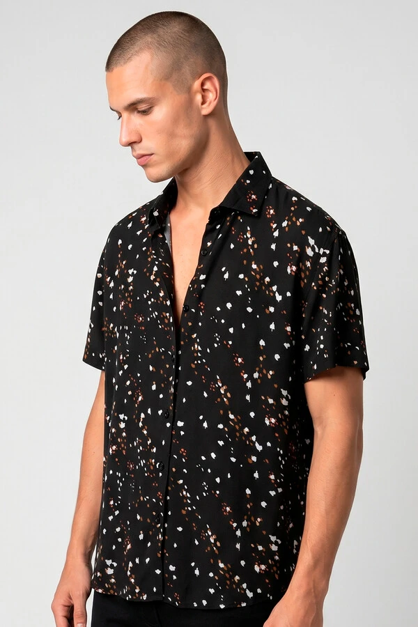 Camisa de viscose Galaxy