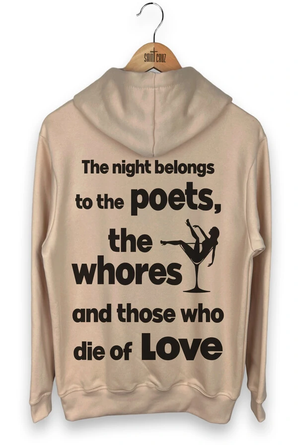 Blusa puff de moletom vanilla Poets