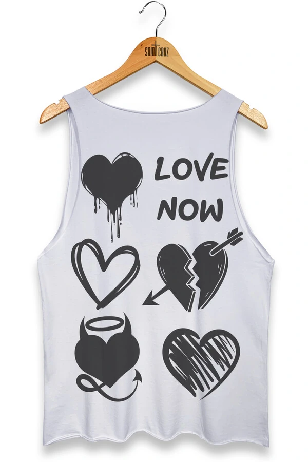 Regata branca Love Now Outlet