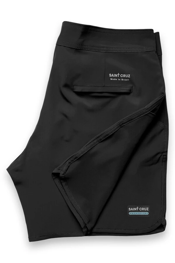 Bermuda retrô aqua Preta