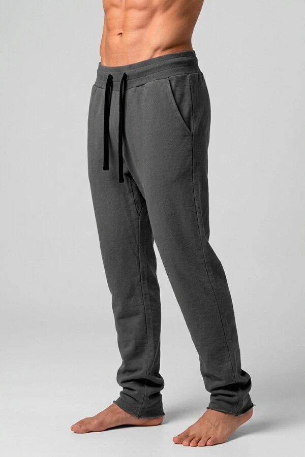 Calça de moletom estonado slim Chumbo