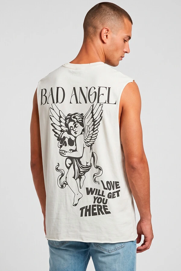 Cut Regata off white Bad Angel