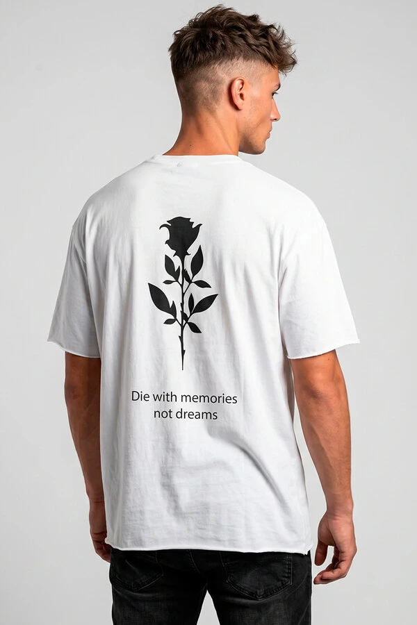 Camiseta branca Memories