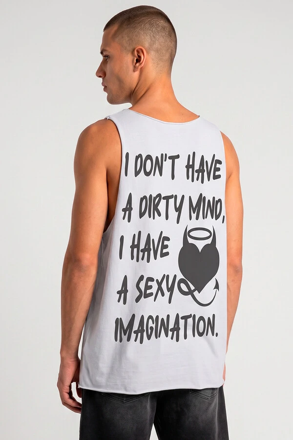 Regata branca Dirty Mind