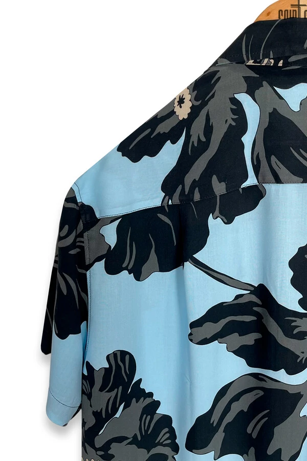 Camisa de viscose Poppies