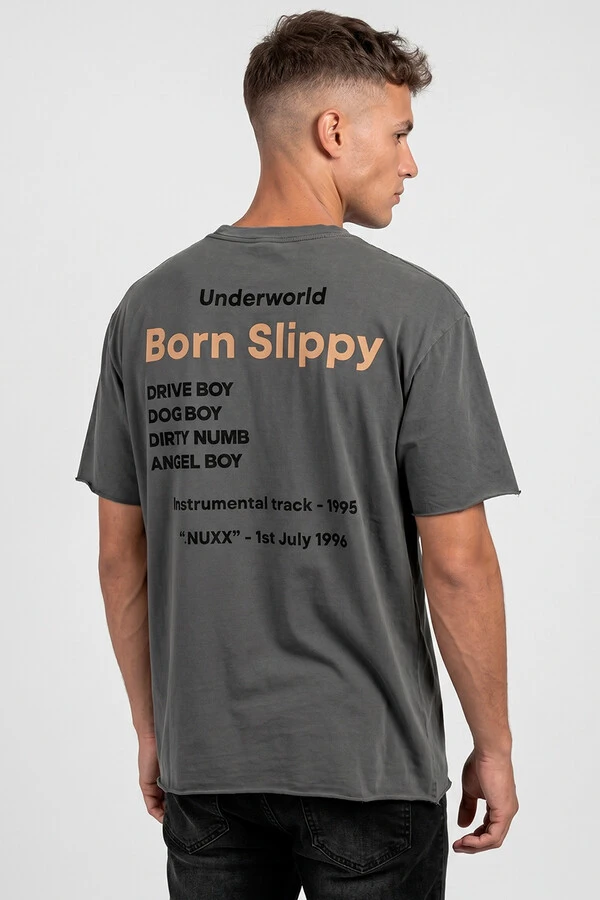Camiseta estonada chumbo Born Slippy