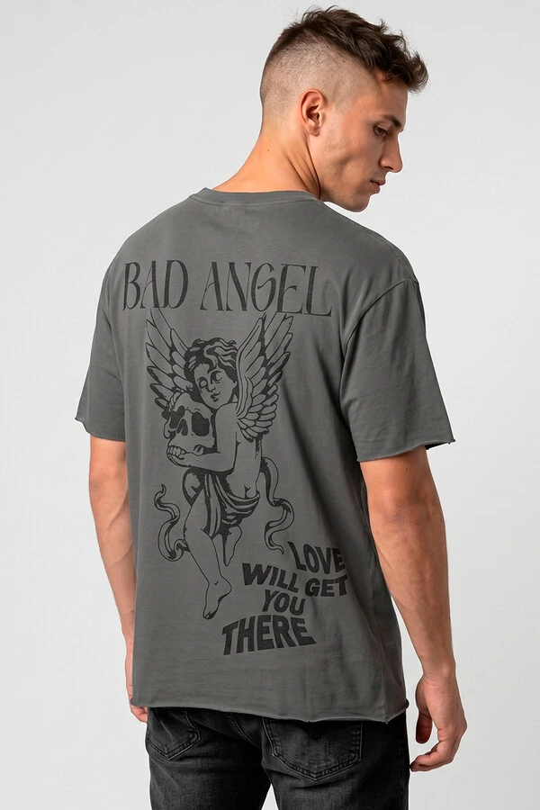 Camiseta estonada chumbo Bad Angel
