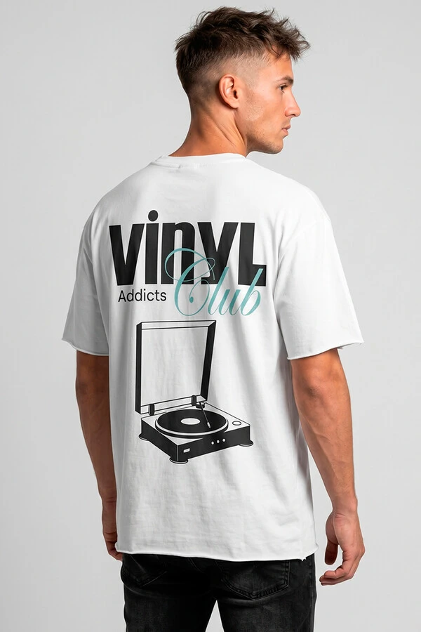 Camiseta branca Vinyl