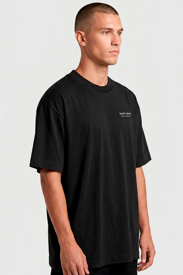 Camiseta oversized preta Milk