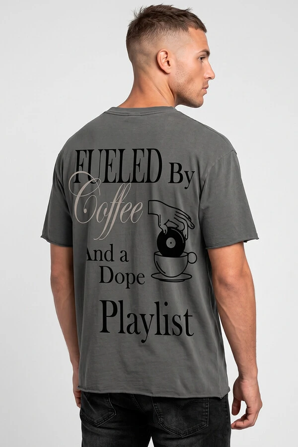 Camiseta estonada chumbo Playlist