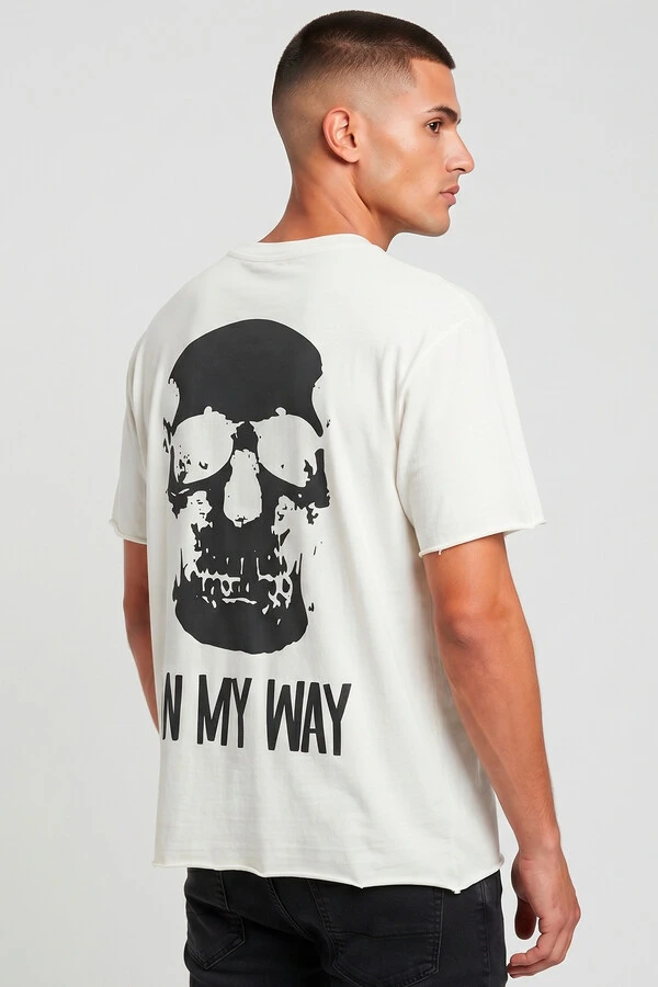 Camiseta off white On My Way