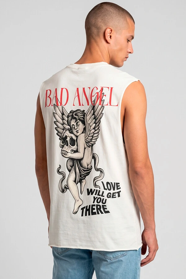 Cut Regata off white Bad Angel Collors