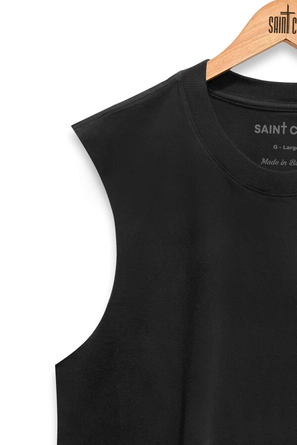 Cut Regata preta Bad Angel Collor Outlet