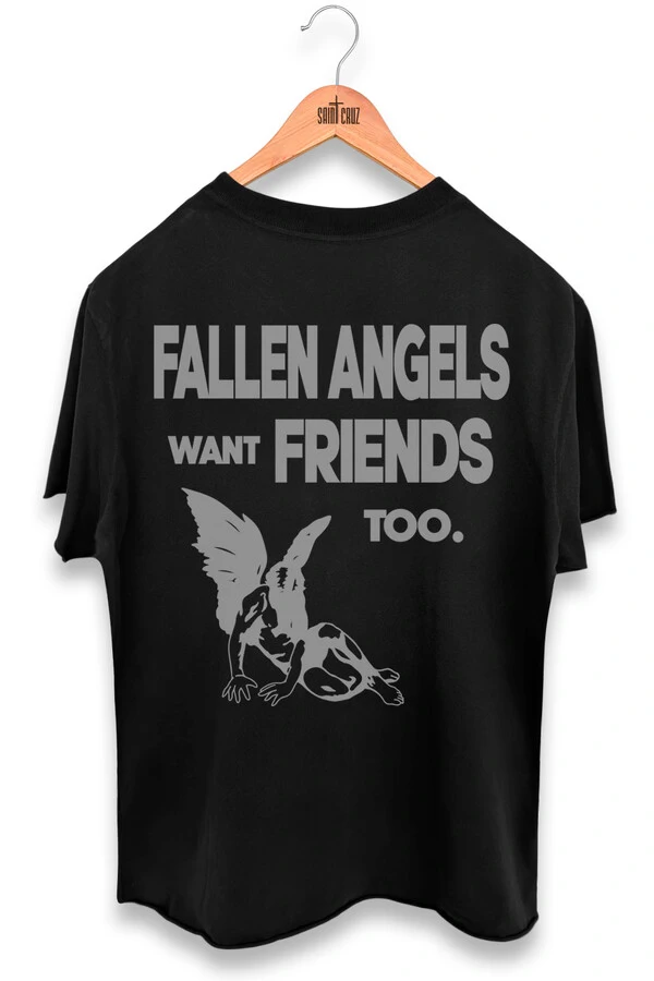 Camiseta preta Fallen Angels