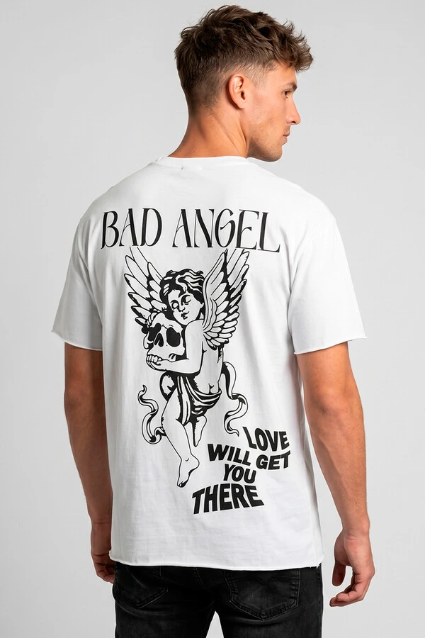 Camiseta branca Bad Angel