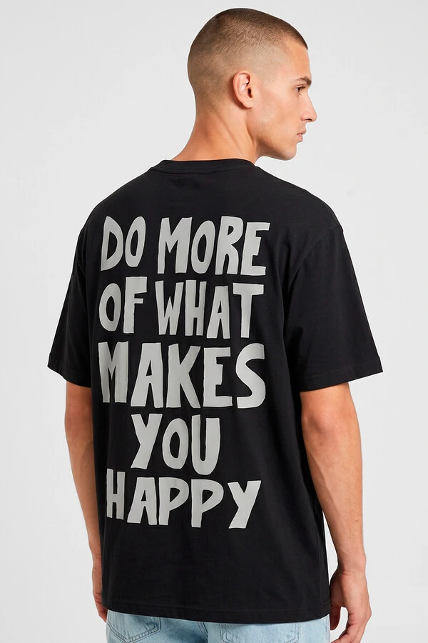 Camiseta oversized preta Do More
