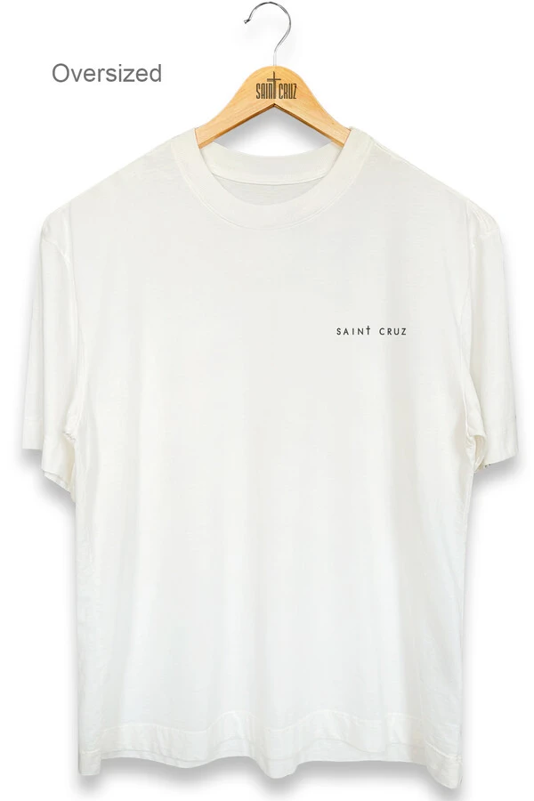 Camiseta oversized off white Tell Me