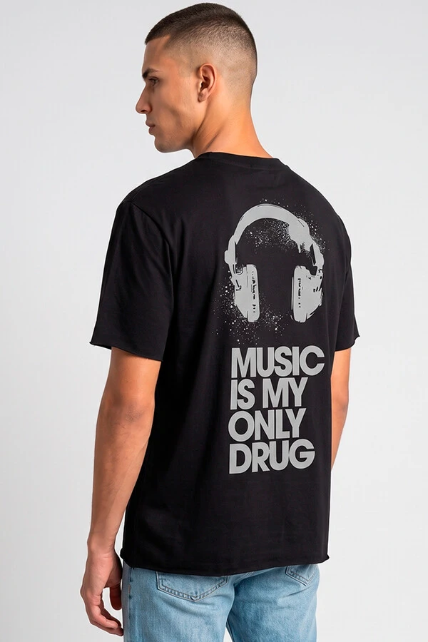 Camiseta preta Drug