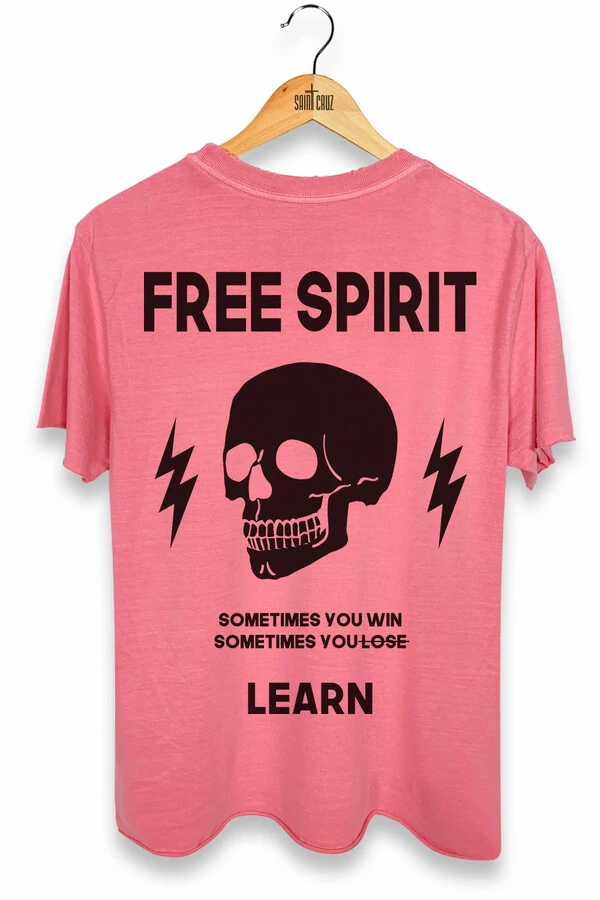 Camiseta estonada coral Free