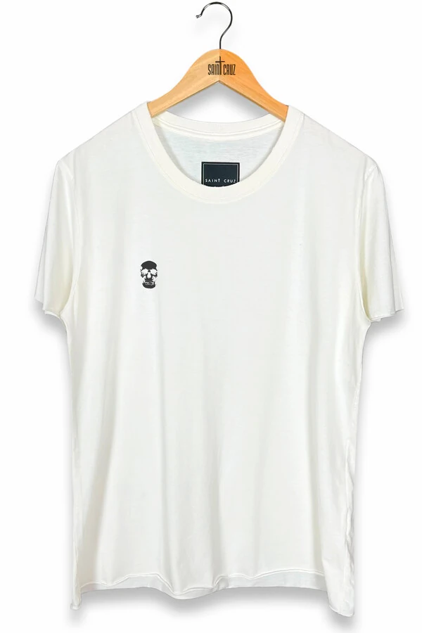 Camiseta estonada off white Skull Outlet