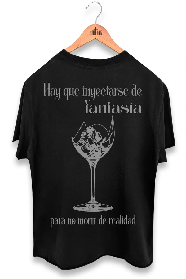 Camiseta preta Drink