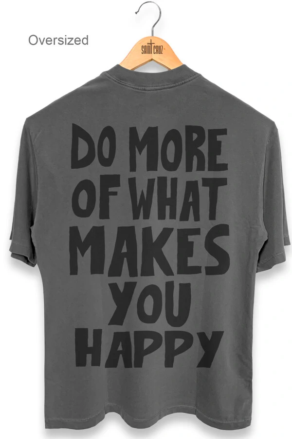 Camiseta oversized estonada chumbo Do More