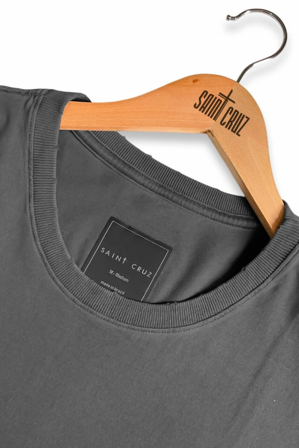 Camiseta estonada chumbo Bed Black