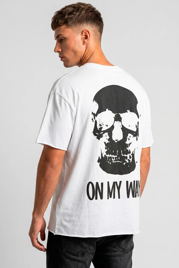 Camiseta branca On My Way