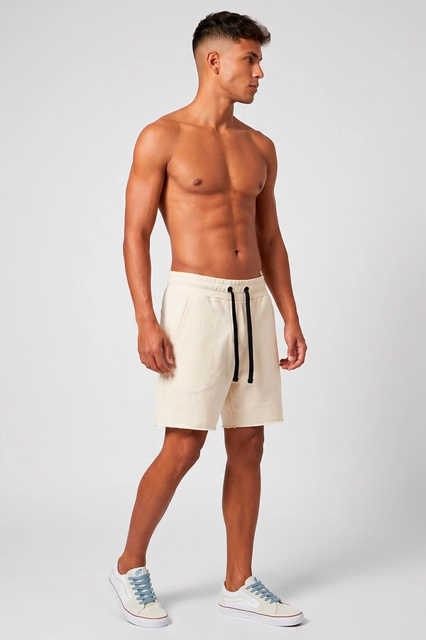 Bermuda de moletom estonado Off White