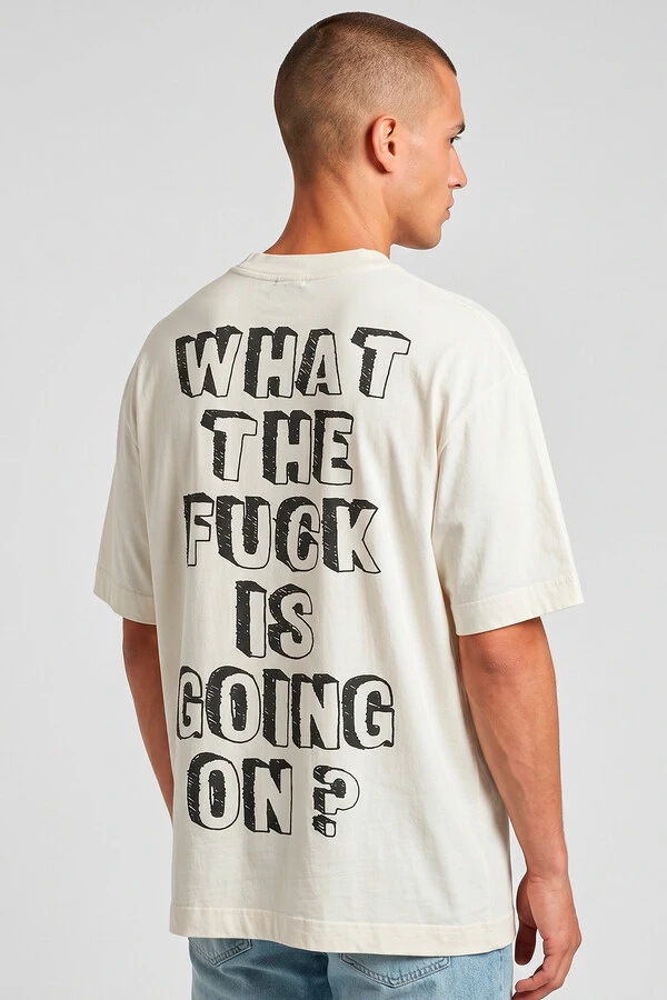 Camiseta oversized off white Now