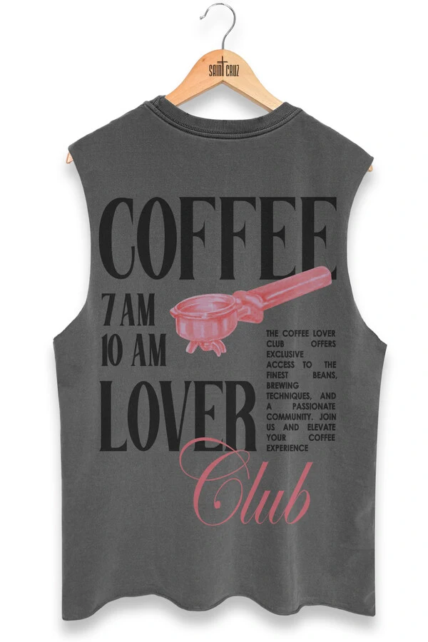 Cut Regata estonada chumbo Coffee Club