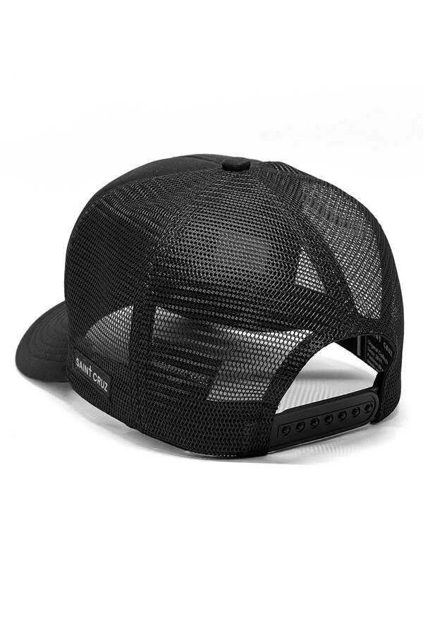 Boné trucker retrô preto Drug