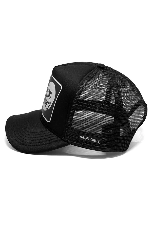 Boné trucker retrô preto Free Spirit