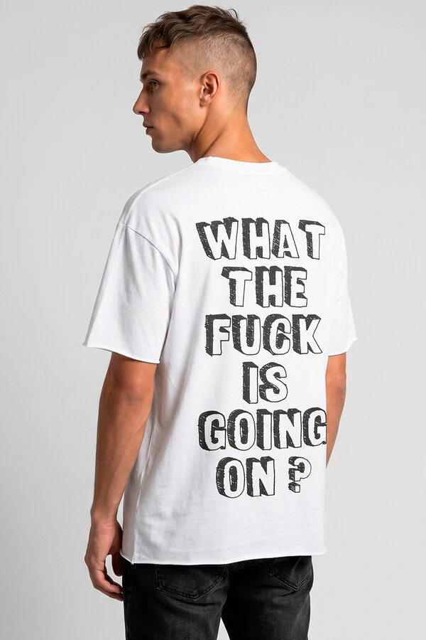 Camiseta branca Now