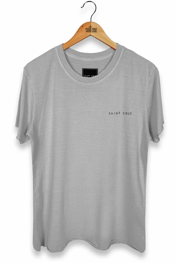 Camiseta estonada cinza clara Give