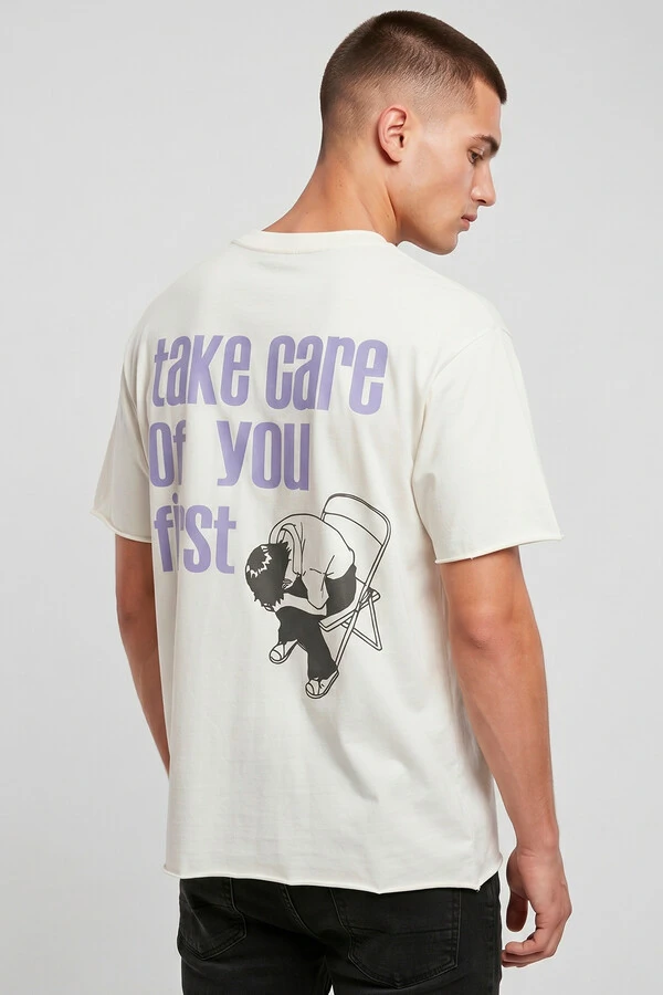 Camiseta off white Take Care