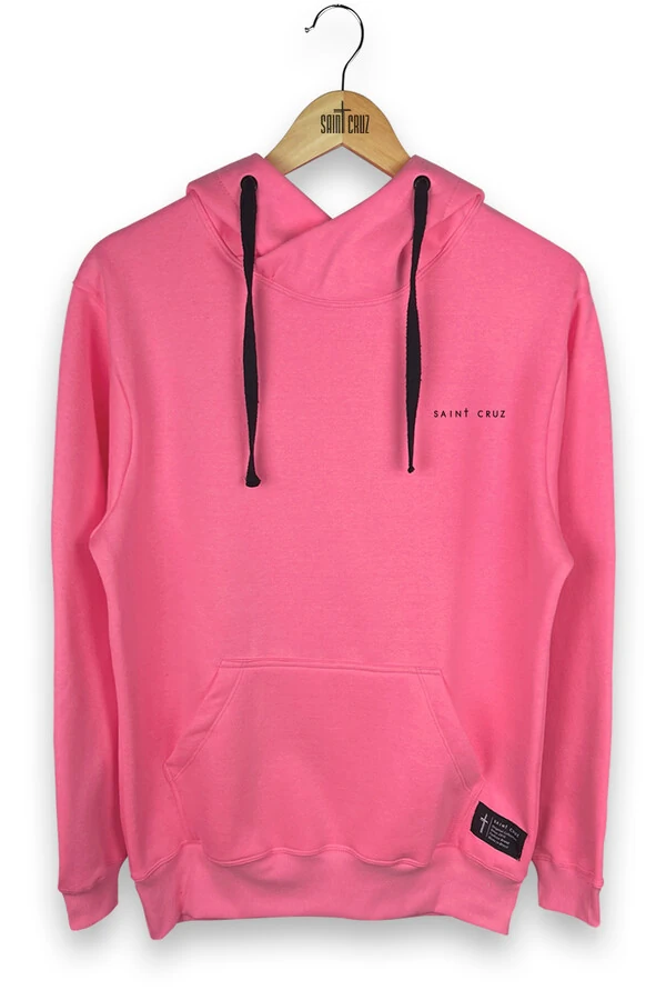 Blusa puff de moletom rosa Give